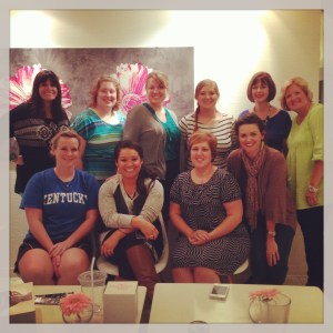 Visiting a book club in Edmond to discuss my YA novel TWIN FALLS written under pen name Lena Brown.