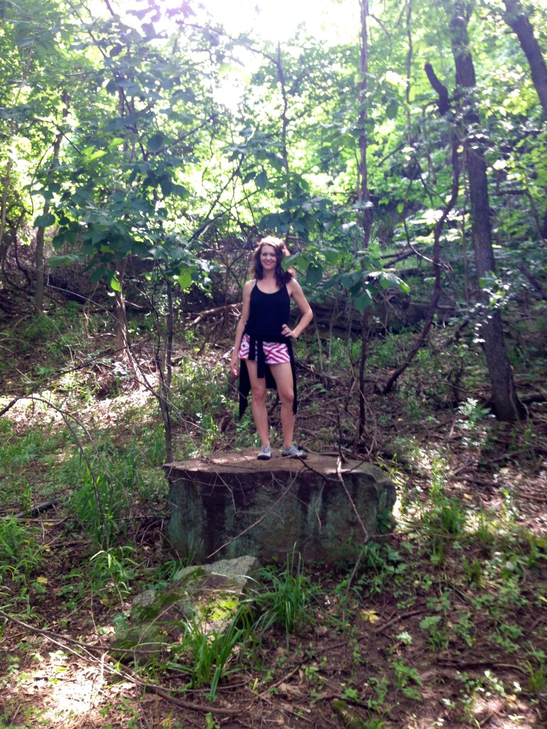 My Papa would be proud to see I still like to climb on rocks. 