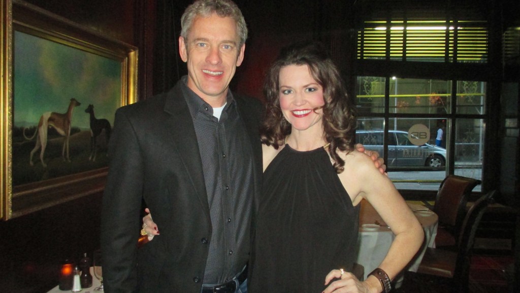 Yes, ask the waiter to take your picture. With my love at Bull & Bear Prime Steakhouse before Broadway.  