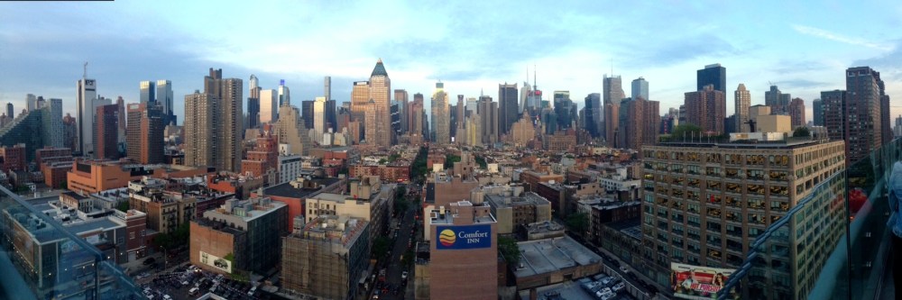 Skyline view at sunset from Ink 48. Gorgeous. 