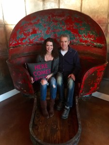 In the lobby of The Ladysmith.